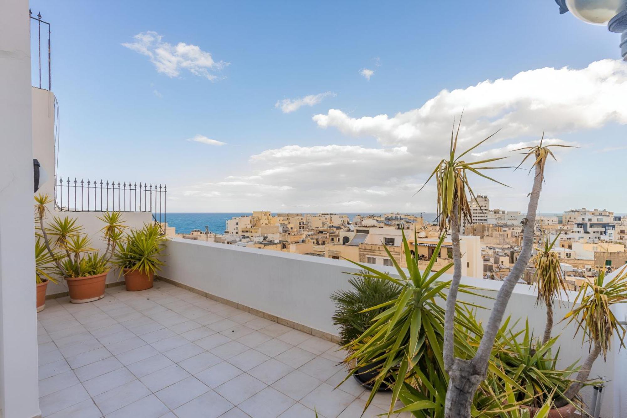 דירות סליאמה Stunning - Seaview Penthouse 3-Bed + Parking מראה חיצוני תמונה