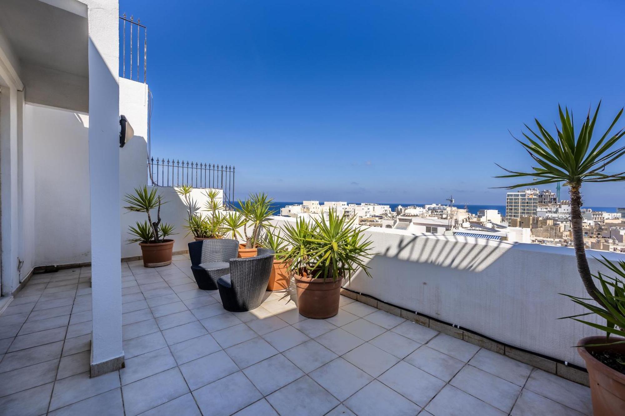 דירות סליאמה Stunning - Seaview Penthouse 3-Bed + Parking מראה חיצוני תמונה